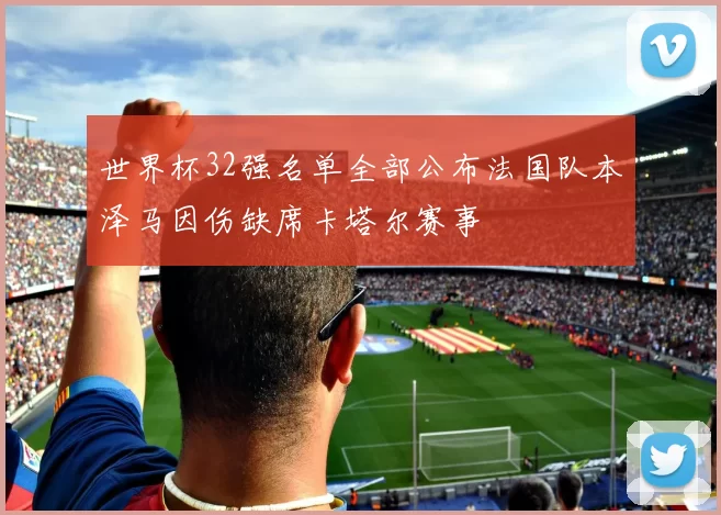 世界杯32强名单全部公布法国队本泽马因伤缺席卡塔尔赛事